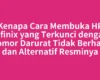 Kenapa Cara Membuka HP Infinix yang Terkunci dengan Nomor Darurat Tidak Berhasil dan Alternatif Resminya