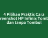 4 Pilihan Praktis Cara Screenshot HP Infinix Tombol dan tanpa Tombol