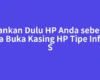 Amankan Dulu HP Anda sebelum Cara Buka Kasing HP Tipe Infinix S