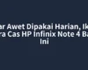 Agar Awet Dipakai Harian, Ikuti Cara Cas HP Infinix Note 4 Baru Ini
